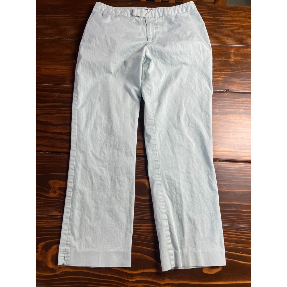 J.H. Collectible Pants Women's Size 6 Stretch Flat Front Pockets Hook and Bar